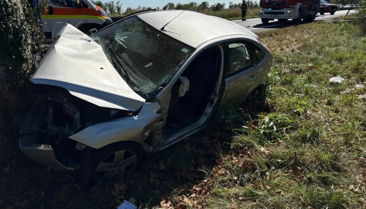 Udine, auto finisce contro un platano: muore bambina di 11 anni, grave la sorellina\n