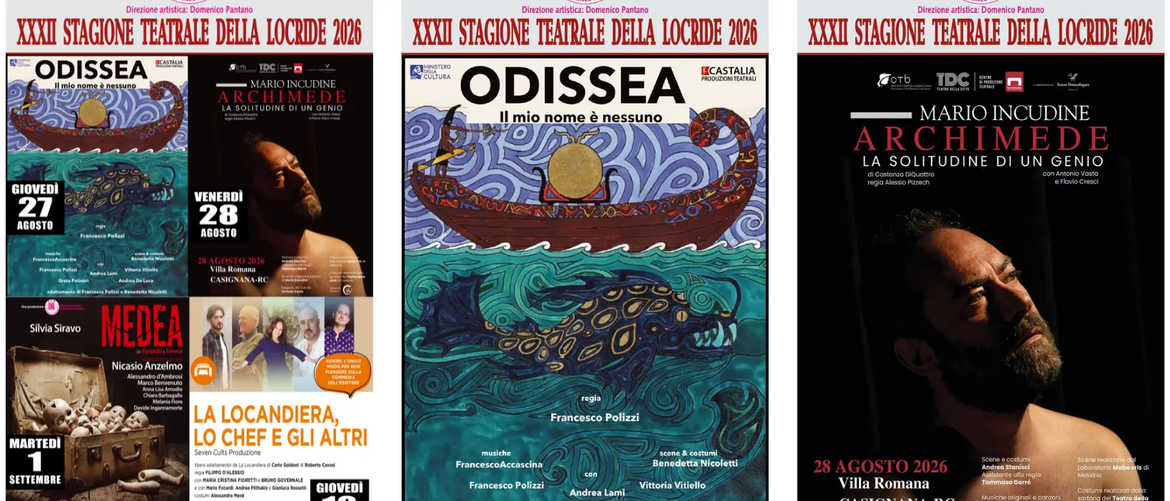 L’estate culturale calabrese continua: nella Villa romana di Casignana quattro appuntamenti con il grande teatro\n