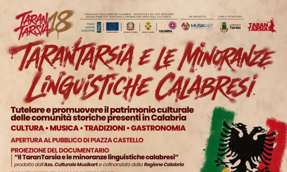 TaranTarsia apre con minoranze linguistiche, migrazioni e sapori tra memoria e futuro\n