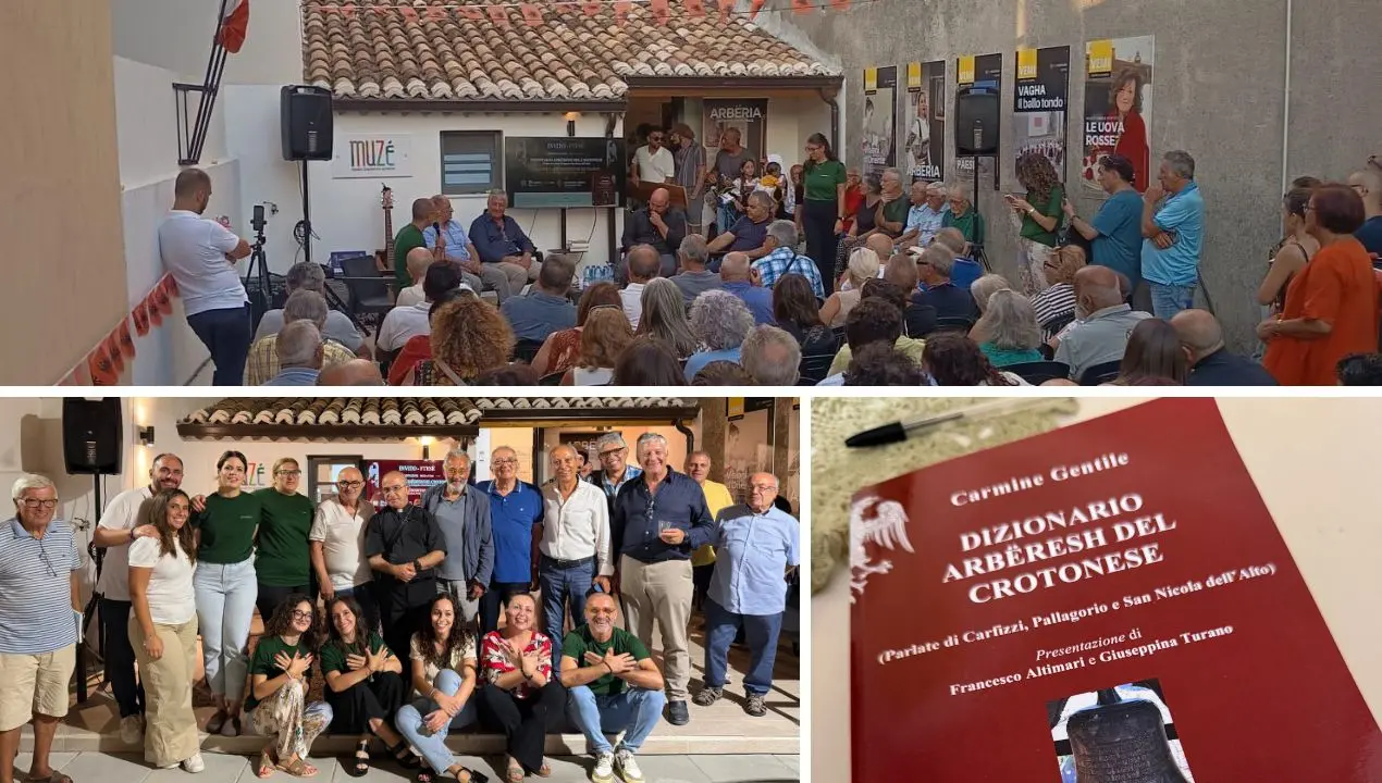 Pallagorio, presentato il Dizionario Arbëresh dell’Arbëria crotonese: trent’anni di ricerca per custodire la lingua delle locali comunità\n