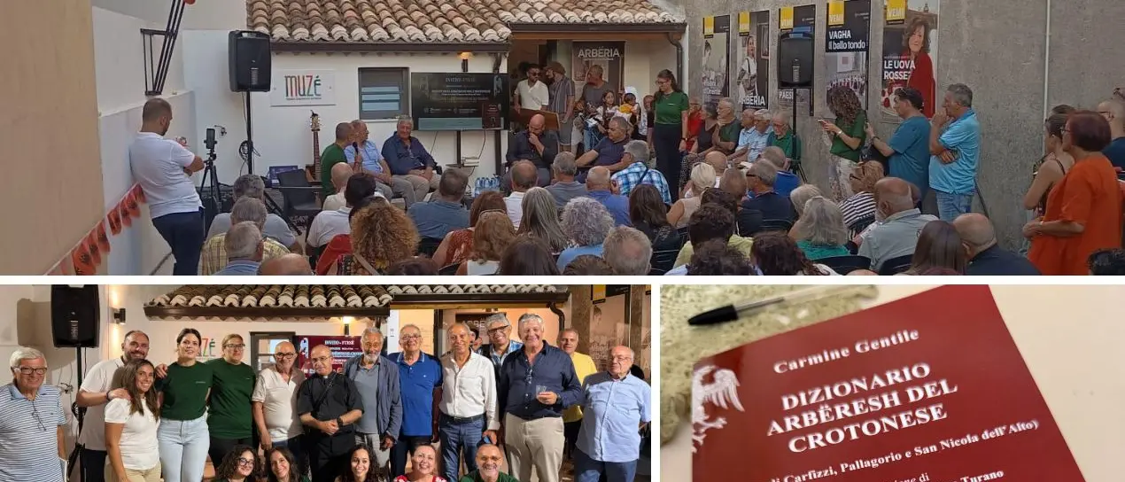 Pallagorio, presentato il Dizionario Arbëresh dell’Arbëria crotonese: trent’anni di ricerca per custodire la lingua delle locali comunità\n