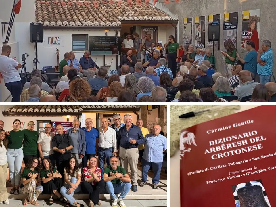 Pallagorio, presentato il Dizionario Arbëresh dell’Arbëria crotonese: trent’anni di ricerca per custodire la lingua delle locali comunità