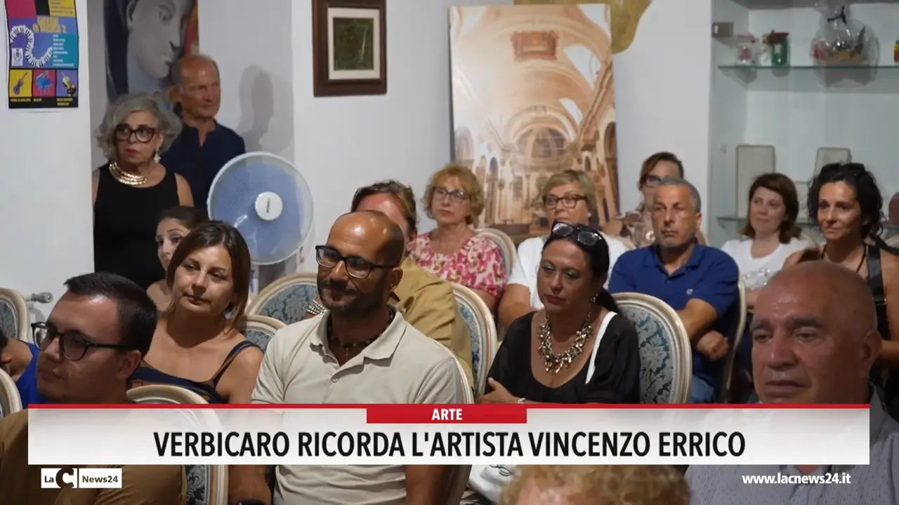 Verbicaro ricorda l'artista Vincenzo Errico
