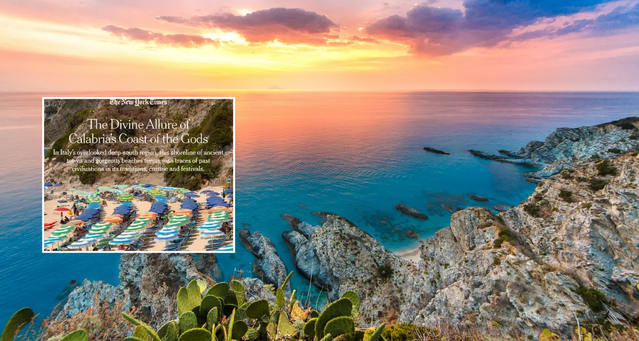 Il New York Times si innamora del Vibonese: «divino» viaggio tra Pizzo, Tropea,\u00A0Zungri e Carìa. Ma Vibo salta per colpa del… treno\n