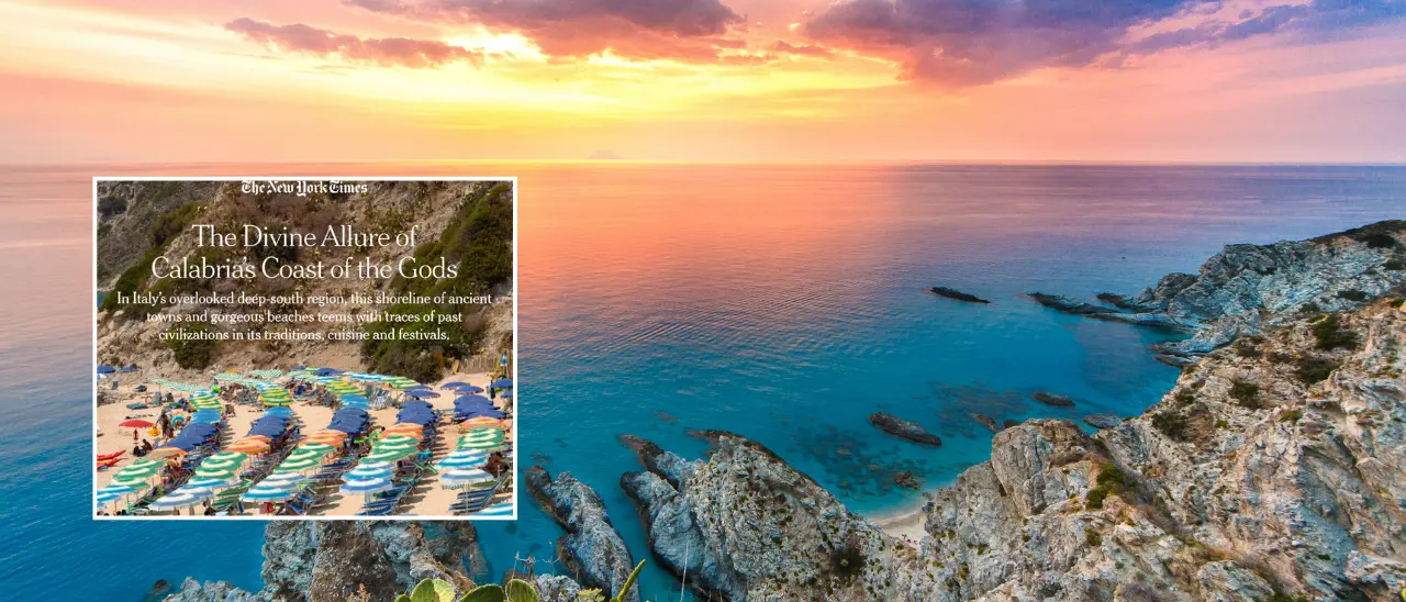 Il New York Times si innamora del Vibonese: «divino» viaggio tra Pizzo, Tropea,\u00A0Zungri e Carìa. Ma Vibo salta per colpa del… treno\n