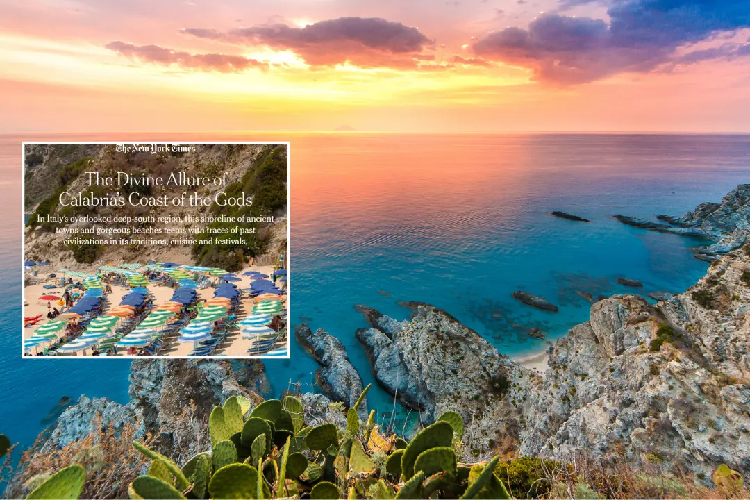 Il New York Times si innamora del Vibonese: «divino» viaggio tra Pizzo, Tropea,\u00A0Zungri e Carìa. Ma Vibo salta per colpa del… treno\n