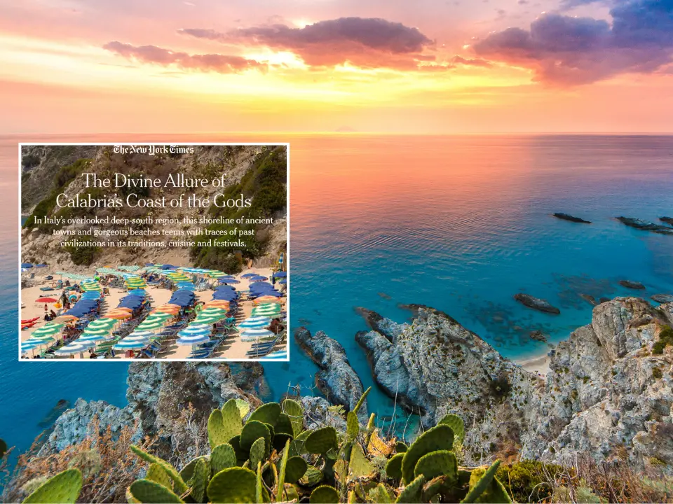 Il New York Times si innamora del Vibonese: «divino» viaggio tra Pizzo, Tropea, Zungri e Carìa. Ma Vibo salta per colpa del… treno