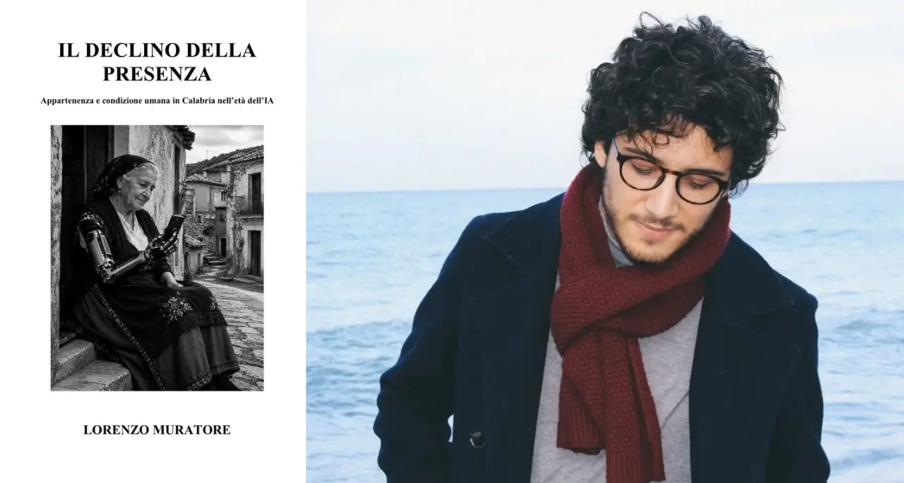 “Il declino della presenza”, Lorenzo Muratore racconta nel suo libro\u00A0la Calabria nell’età dell’intelligenza artificiale\n
