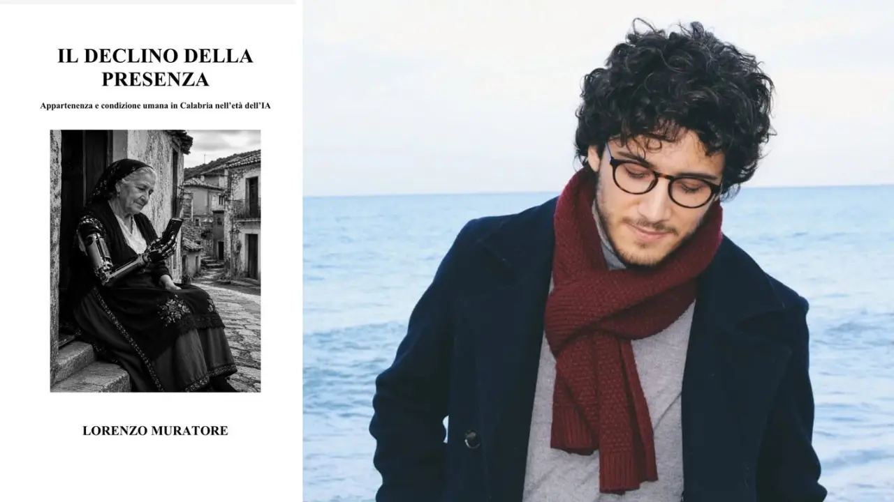 “Il declino della presenza”, Lorenzo Muratore racconta nel suo libro\u00A0la Calabria nell’età dell’intelligenza artificiale\n