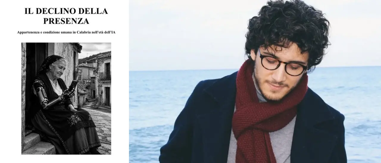 “Il declino della presenza”, Lorenzo Muratore racconta nel suo libro\u00A0la Calabria nell’età dell’intelligenza artificiale\n