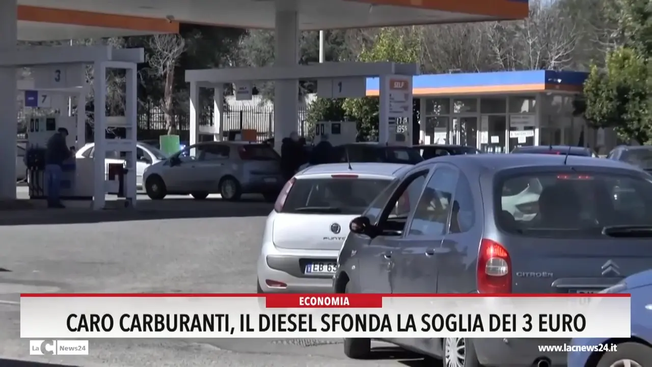 Caro carburanti, il diesel sfonda la soglia dei 3 euro