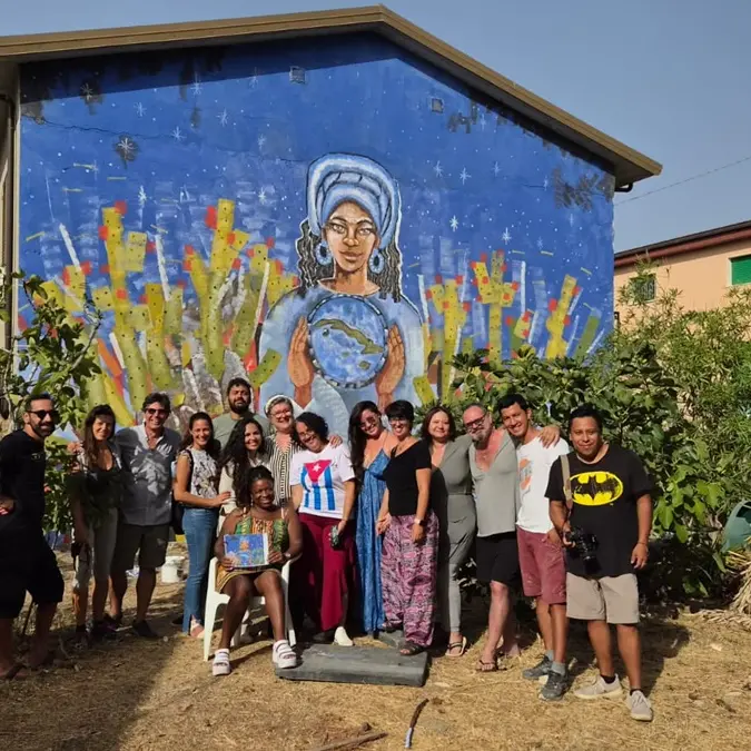 Pentedattilo, la pietra si fa colore: sette murales rianimano il\n\nborgo nuovo\n