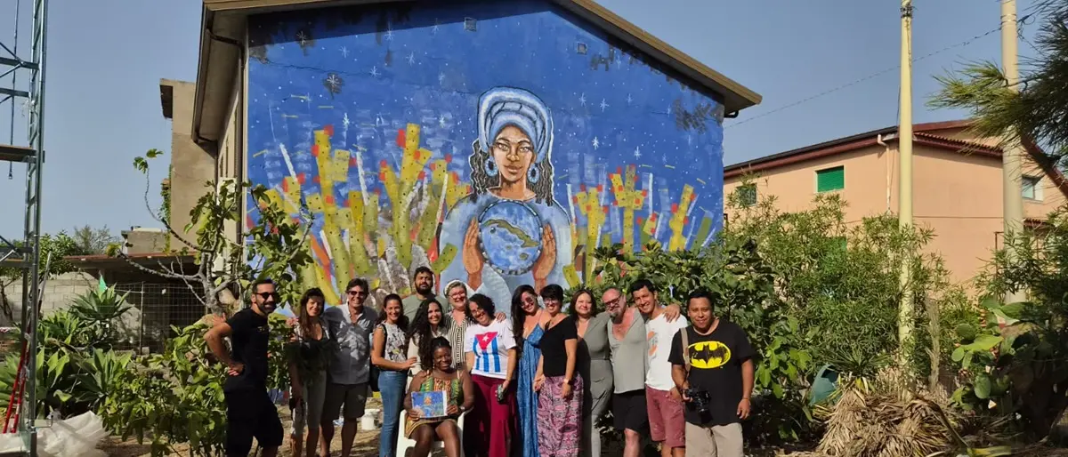 Pentedattilo, la pietra si fa colore: sette murales rianimano il\n\nborgo nuovo\n