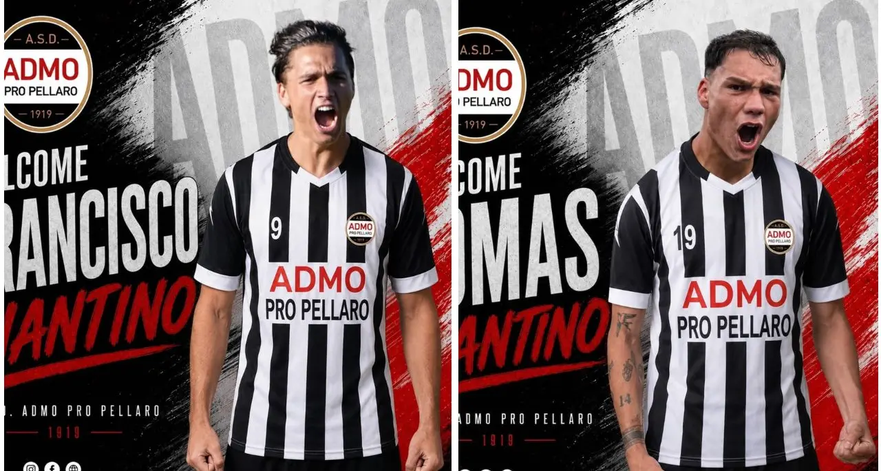 Calciomercato Eccellenza, botto Admo Pro Pellaro con la coppia argentina: arrivano i fratelli Ciantino\n