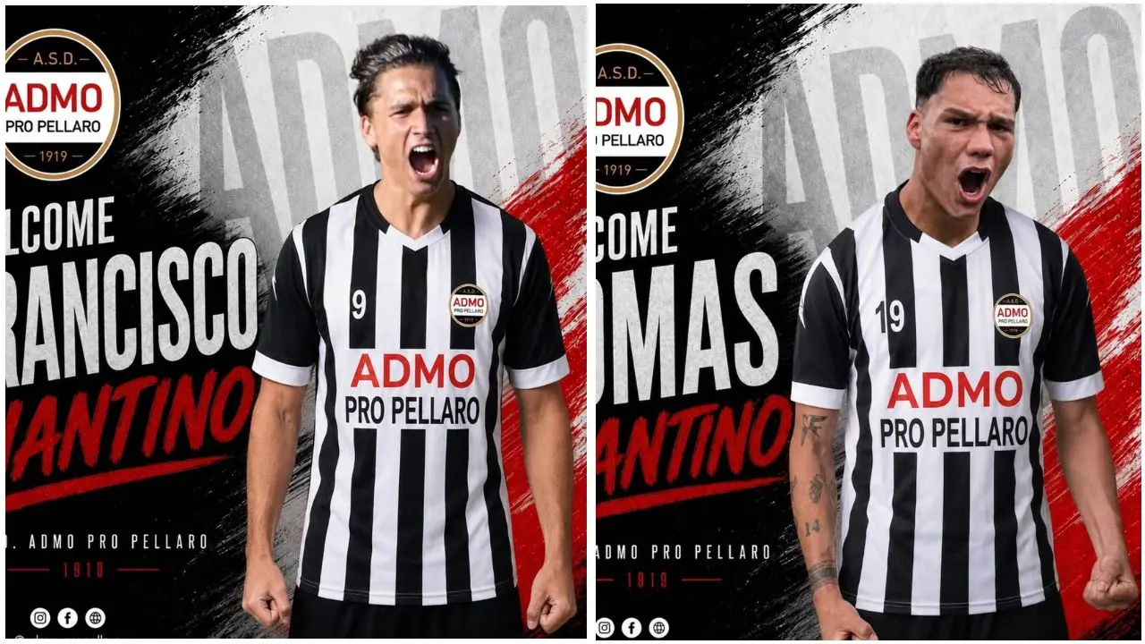 Calciomercato Eccellenza, botto Admo Pro Pellaro con la coppia argentina: arrivano i fratelli Ciantino\n