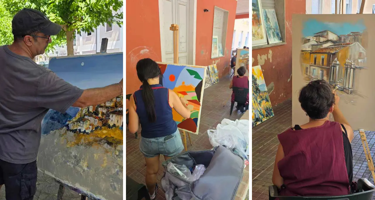 Pennelli e colori raccontano Monterosso Calabro: Giuseppe Defranco trionfa alla seconda estemporanea di pittura\n
