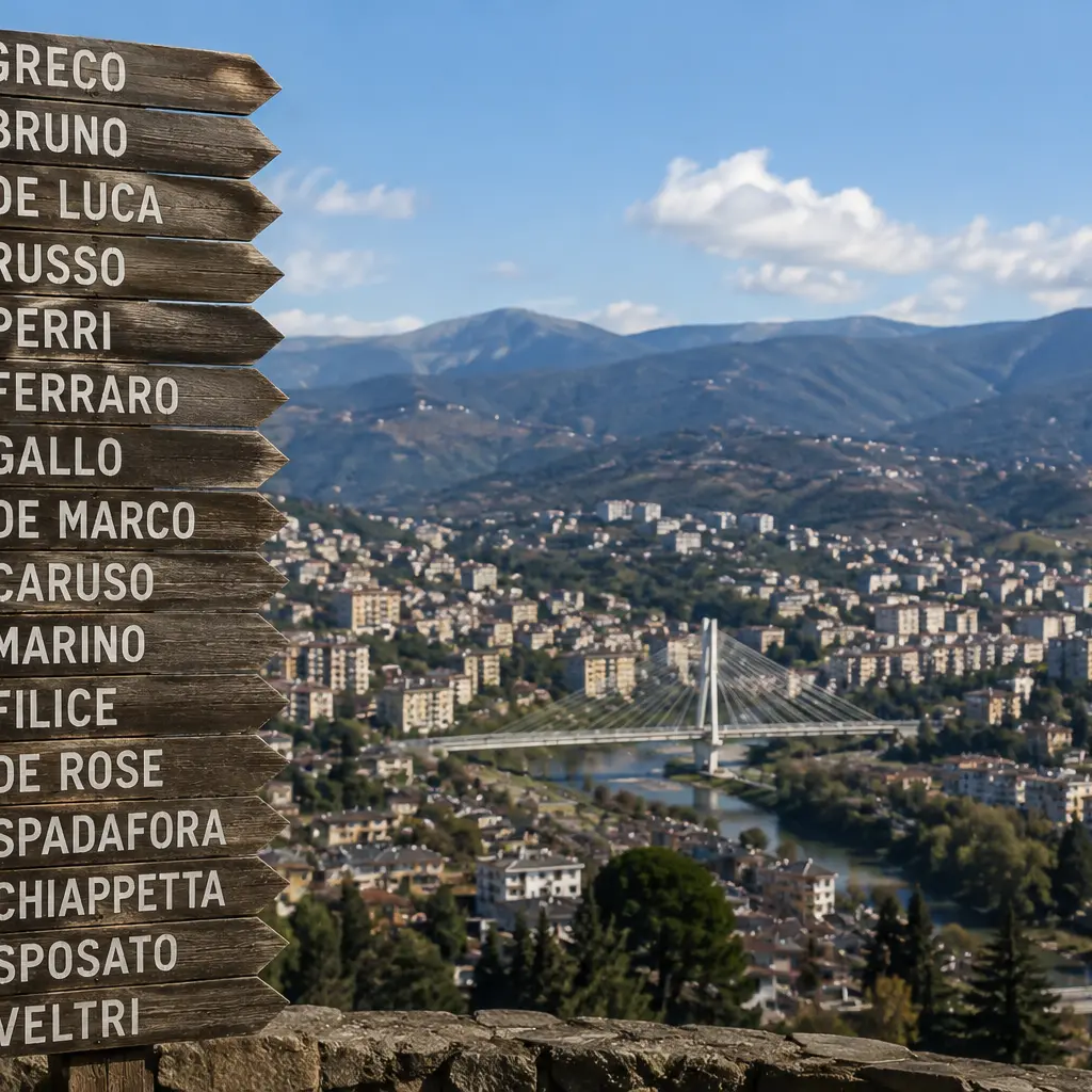 Da Greco a Bruno e De Luca, i cognomi più diffusi nella provincia di Cosenza\n
