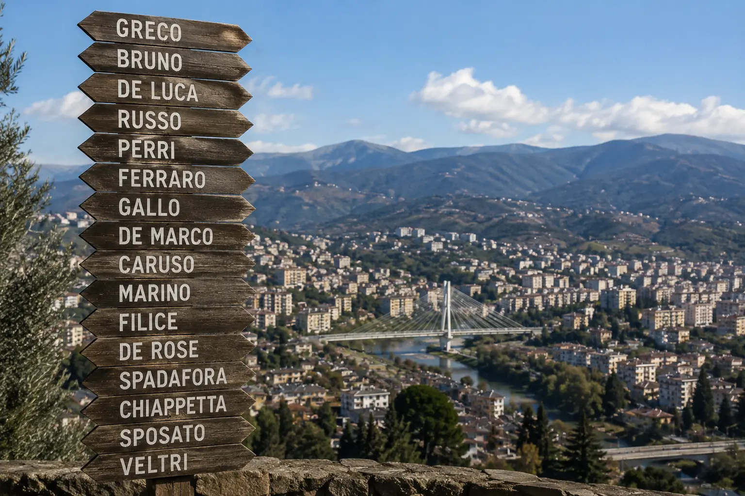Da Greco a Bruno e De Luca, i cognomi più diffusi nella provincia di Cosenza\n