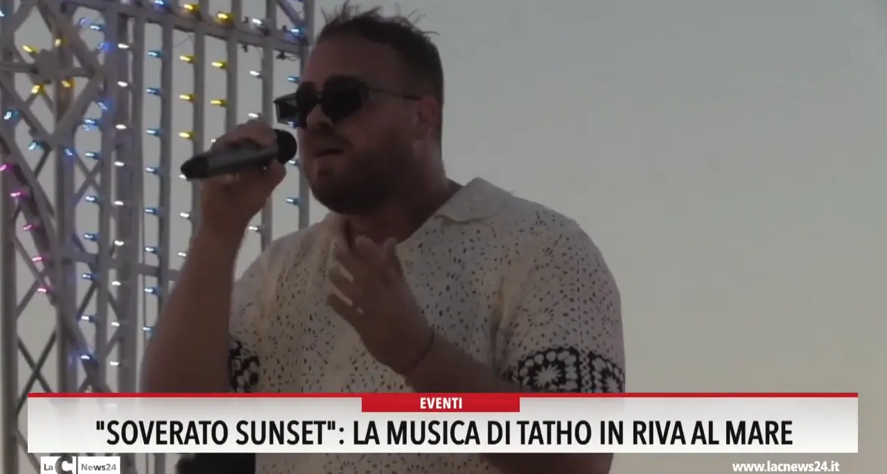 Soverato Sunset: la musica di Tatho in riva al mare