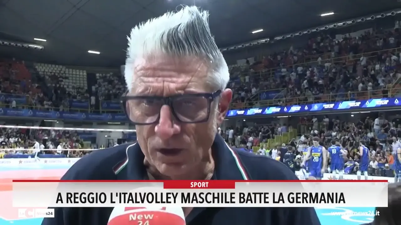 A Reggio l'Italvolley maschile batte la Germania