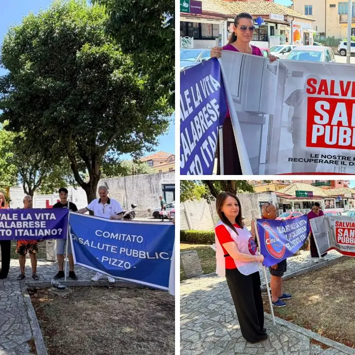 Sanità vibonese, la protesta non va in vacanza. Torna il presidio all’ospedale: «Emodinamica e Psichiatria dove sono?»\n