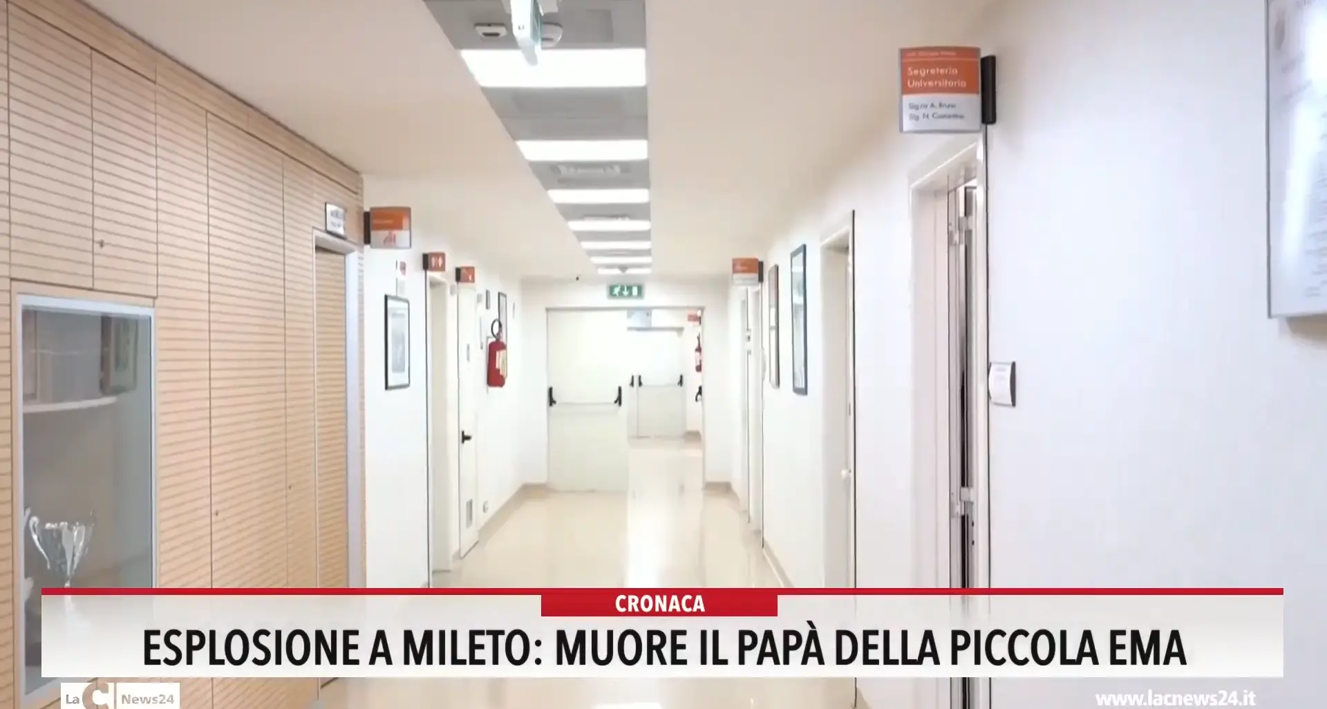 Esplosione a Mileto, muore il papà della piccola Ema
