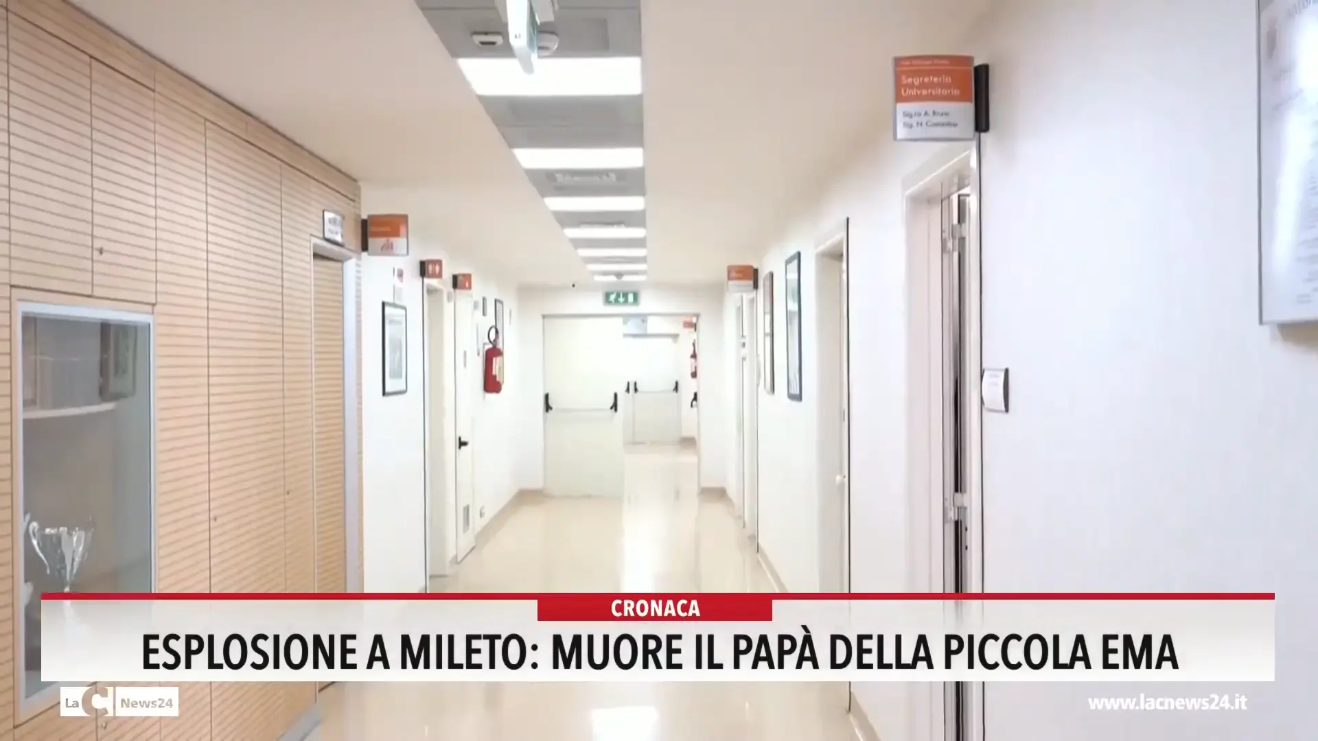 Esplosione a Mileto, muore il papà della piccola Ema
