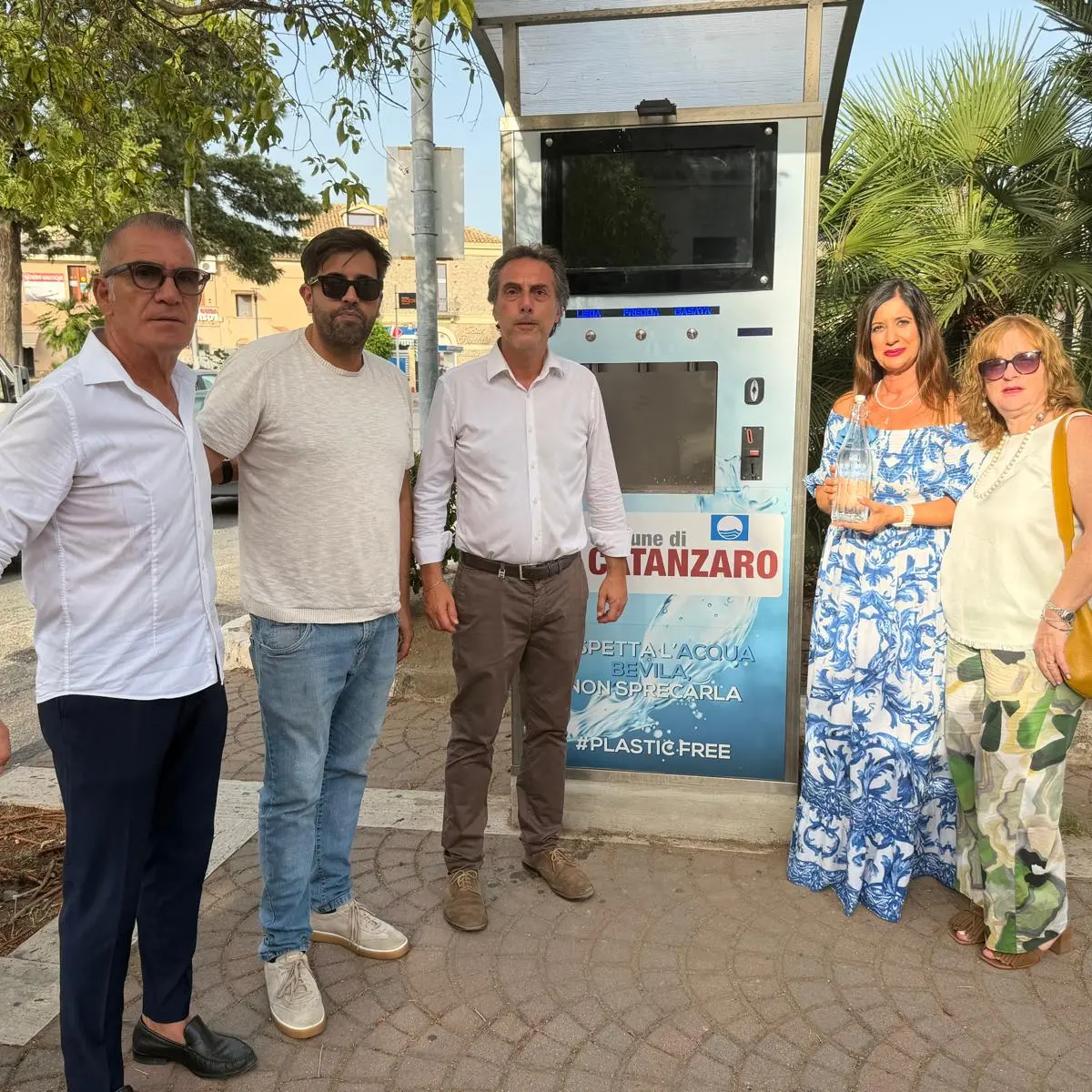 Catanzaro, inaugurata la prima “Casa dell’Acqua” in Piazza Anita Garibaldi\n