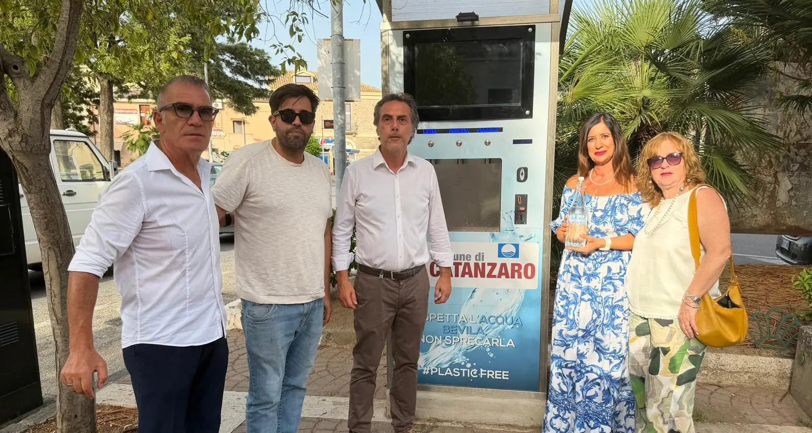 Catanzaro, inaugurata la prima “Casa dell’Acqua” in Piazza Anita Garibaldi\n