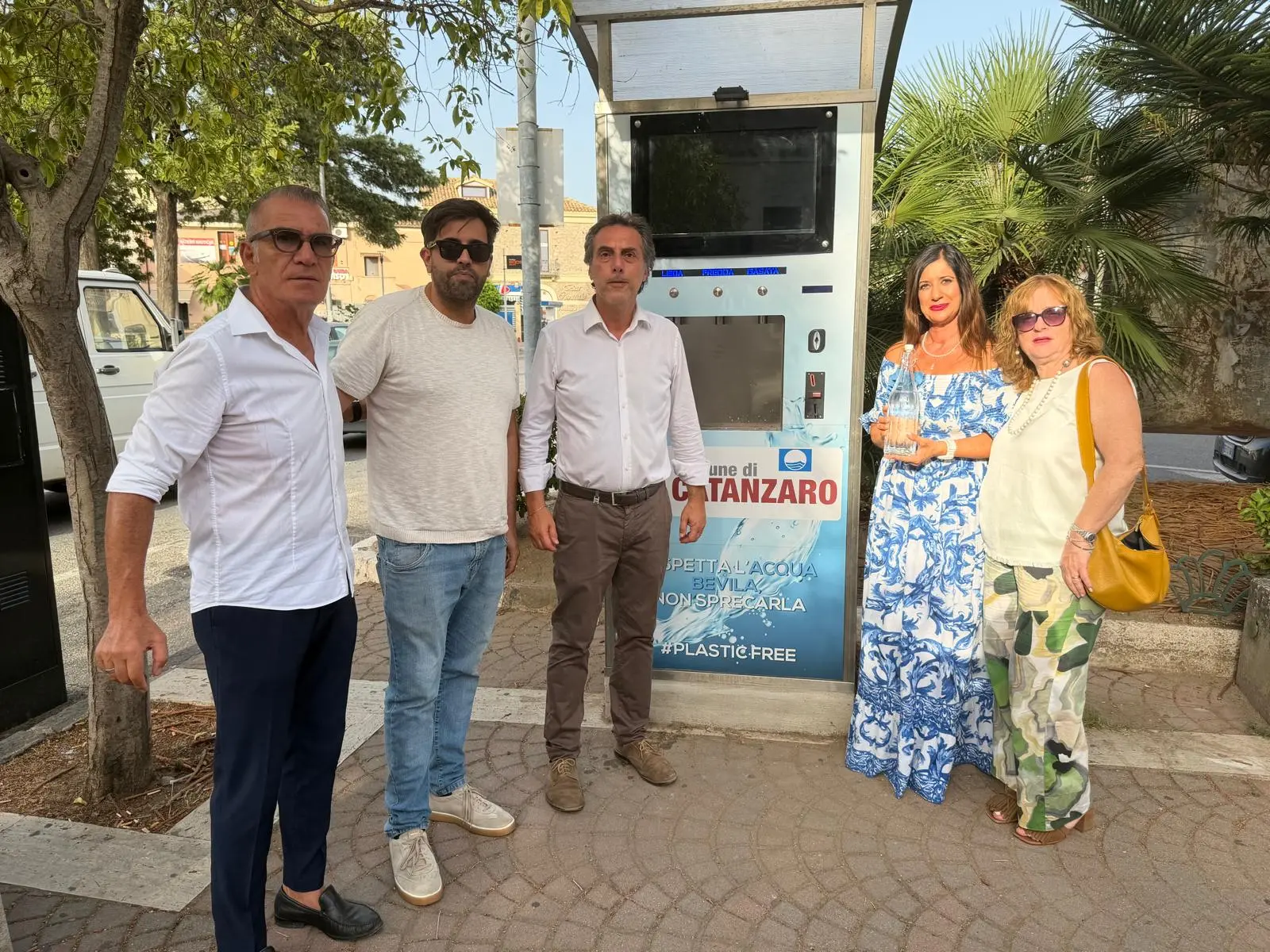 Catanzaro, inaugurata la prima “Casa dell’Acqua” in Piazza Anita Garibaldi\n