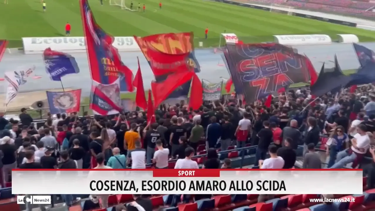 Cosenza, esordio amaro allo Scida