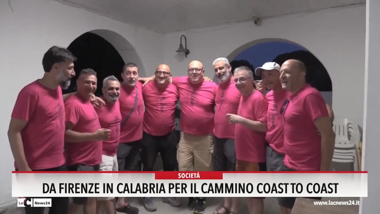 Da Firenze in Calabria per il cammino Coast to coast