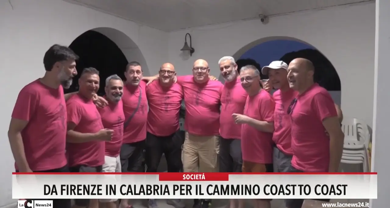 Da Firenze in Calabria per il cammino Coast to coast
