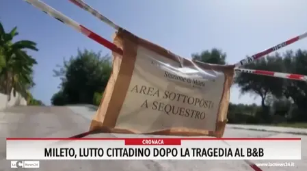 Mileto, lutto cittadino dopo la tragedia al B&B