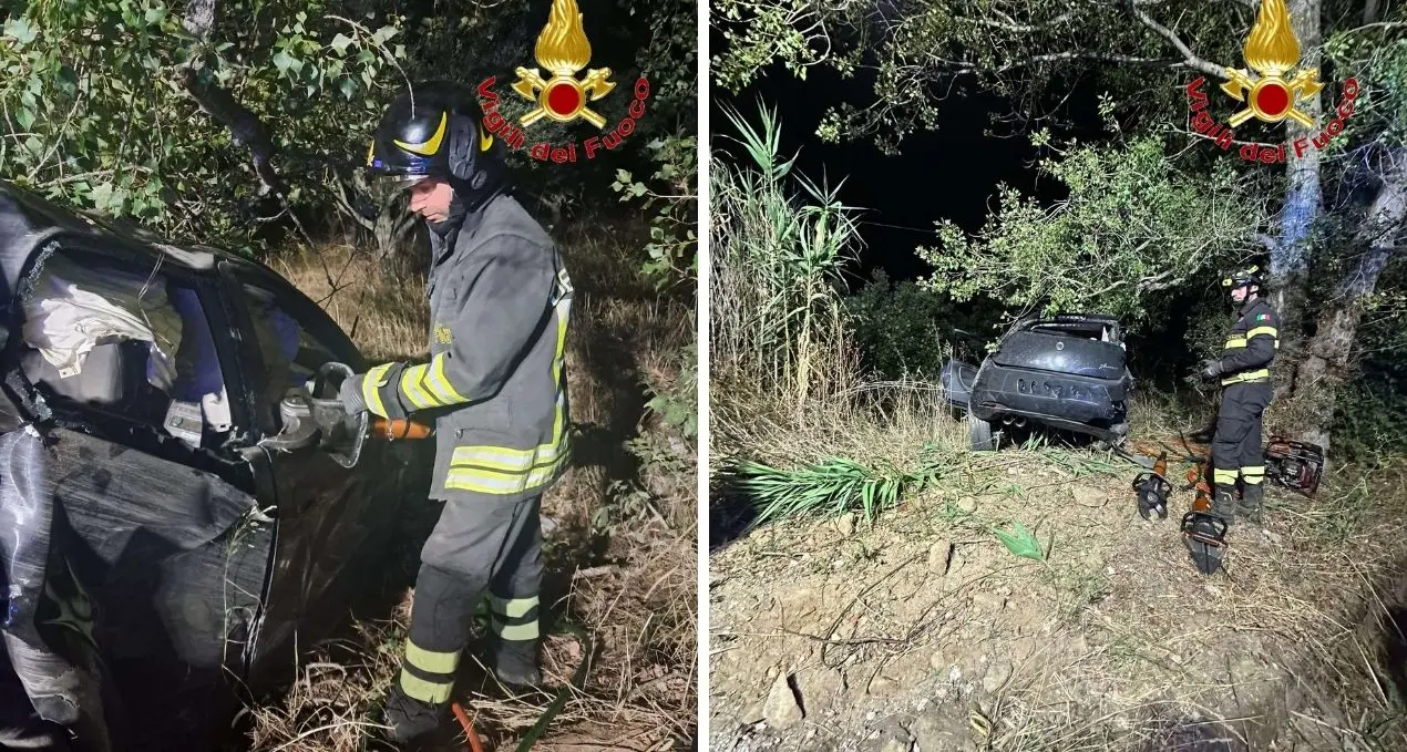 Spilinga, esce fuori strada e impatta contro un albero: un ferito nell’incidente sulla sp 22