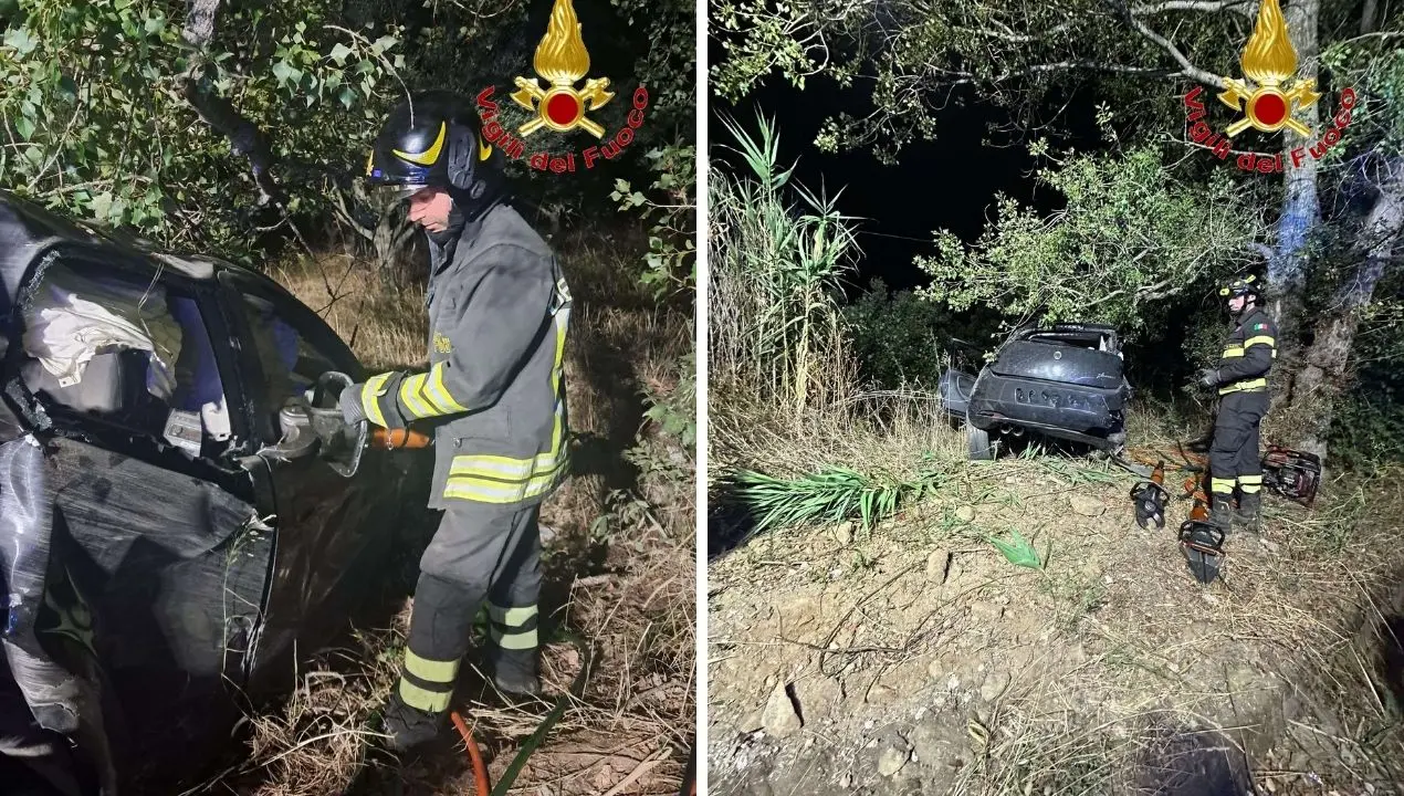 Spilinga, esce fuori strada e impatta contro un albero: un ferito nell’incidente sulla sp 22
