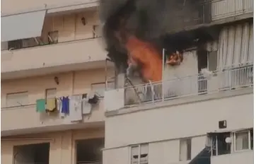 Villa San Giovanni, incendio in una palazzina sulla Nazionale: vigili del fuoco sul posto\n