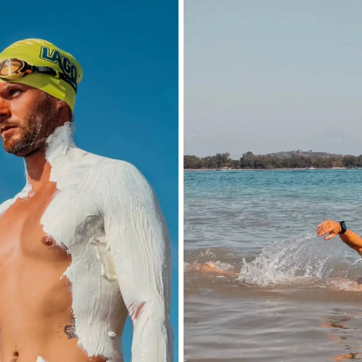 Da Capo Vaticano Matthieu Bonne tenta il record mondiale: 161 chilometri a nuoto senza fermarsi fino\u00A0ad Acquafredda\n