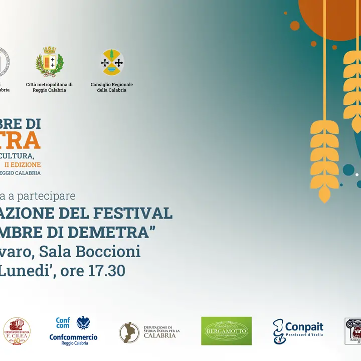 Cultura, identità e rinascita, a\u00A0Reggio al via “Il\u00A0settembre di Demetra”\n