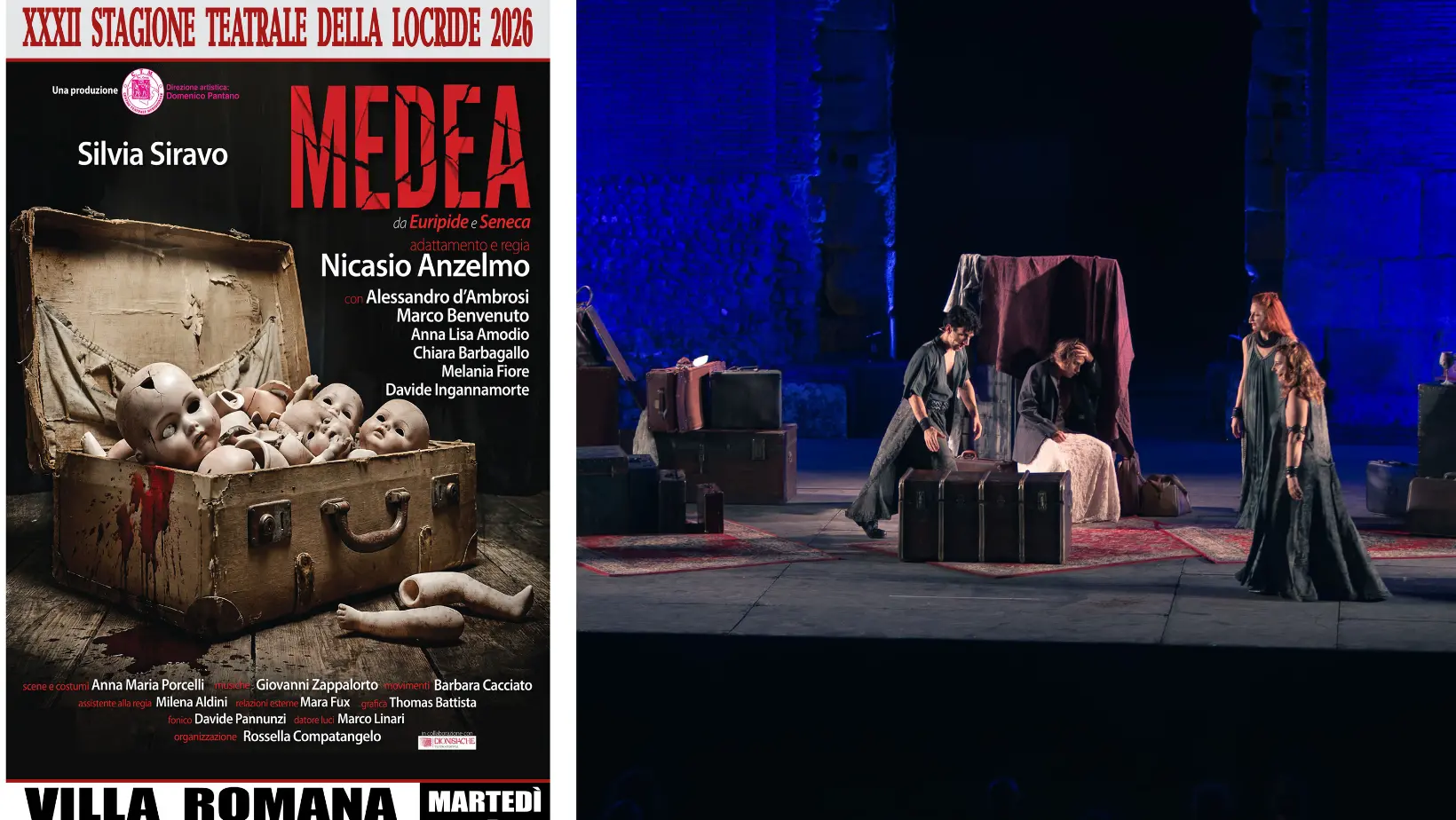 Alla Villa romana di Casignana in scena Medea, madre assassina che parla della contemporaneità\n