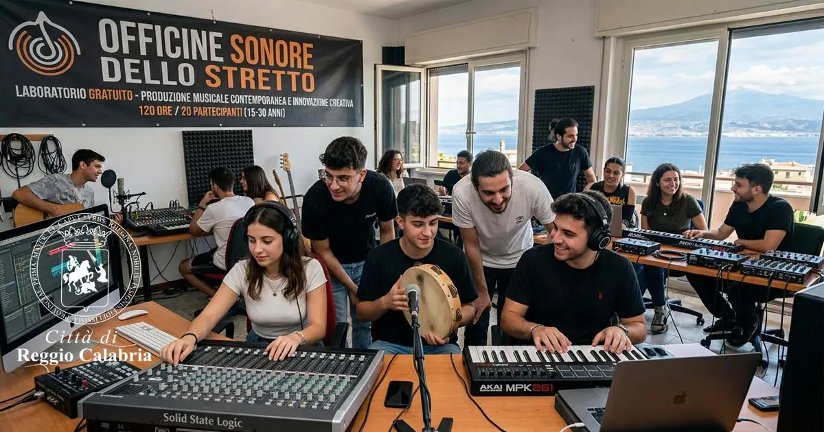 Reggio, al via “Officine Sonore dello Stretto”: un laboratorio gratuito\u00A0rivolto ai giovani\u00A0tra i 15 e i 30 anni\n
