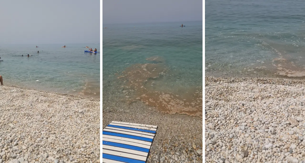 Mare sporco a\u00A0Zambrone, la segnalazione di un lettore che vive al Nord: «Torno d’estate ma ogni anno è peggio»\n