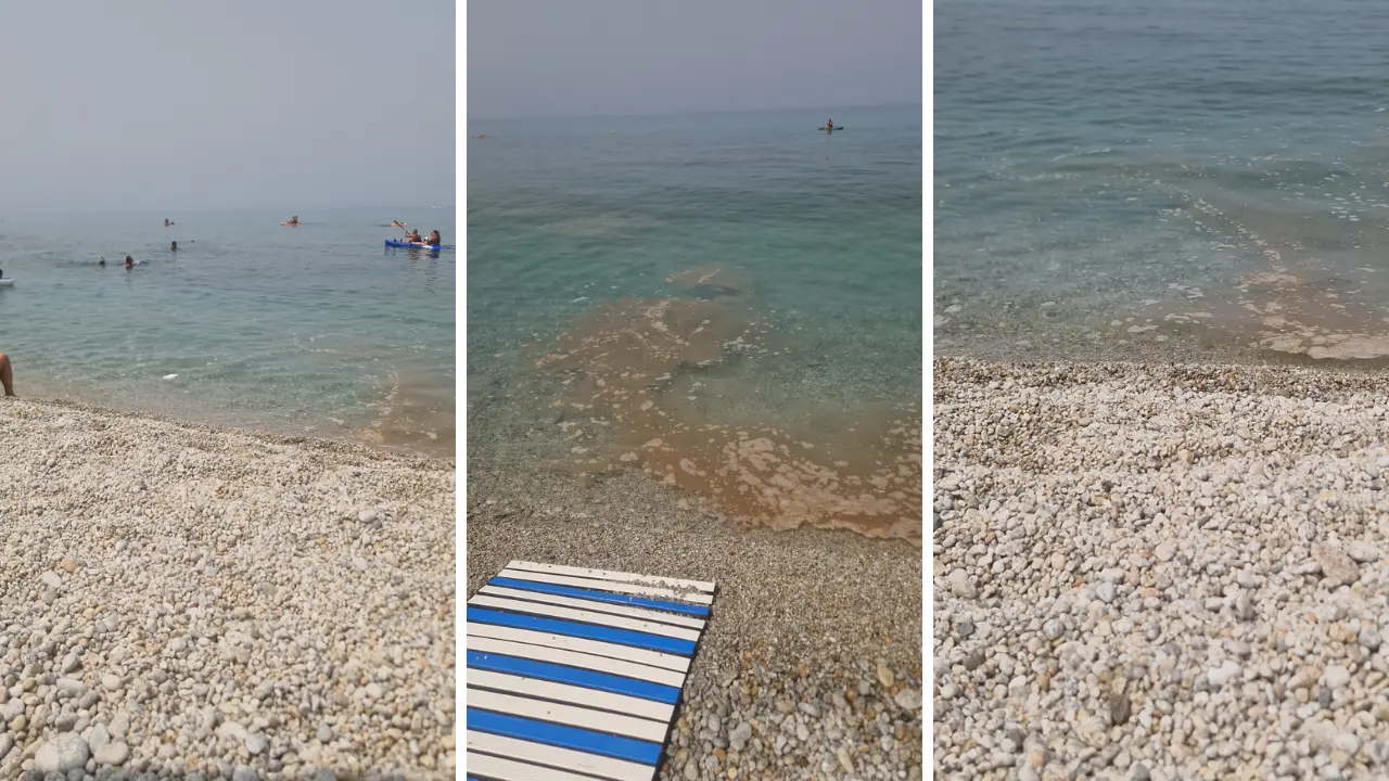 Mare sporco a\u00A0Zambrone, la segnalazione di un lettore che vive al Nord: «Torno d’estate ma ogni anno è peggio»\n