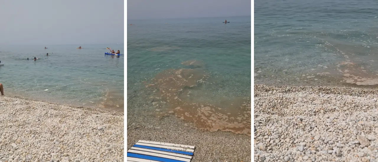 Mare sporco a\u00A0Zambrone, la segnalazione di un lettore che vive al Nord: «Torno d’estate ma ogni anno è peggio»\n