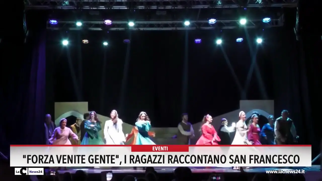 \"Forza Venite Gente\", iragazzi raccontano San Francesco