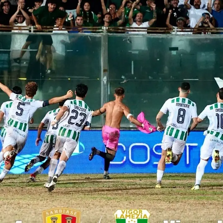 Coppa Italia (Serie D), la Vigor Lamezia vince il derby con il Sambiase ai rigori: i biancoverdi passano il turno\n