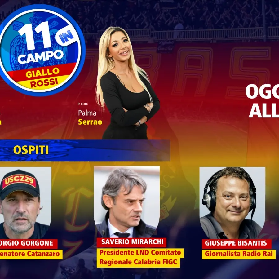 Us Catanzaro, partenza in salita: Gorgone ospite a “11 in Campo” dopo Pisa. Appuntamento alle 14\n