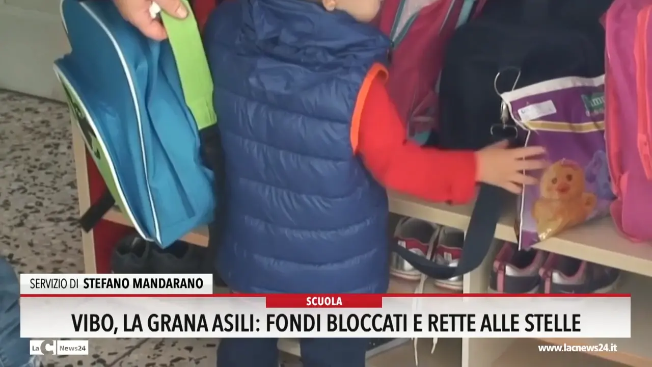 Vibo, la grana asili fondi bloccati e rette alle stelle