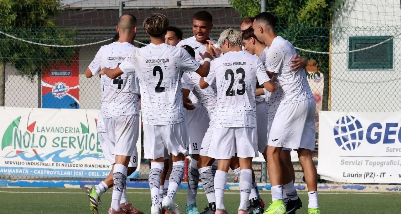 Coppa Italia Dilettanti, esordio da sogno per la Soccer Montalto: la neopromossa fa poker alla Morrone\n