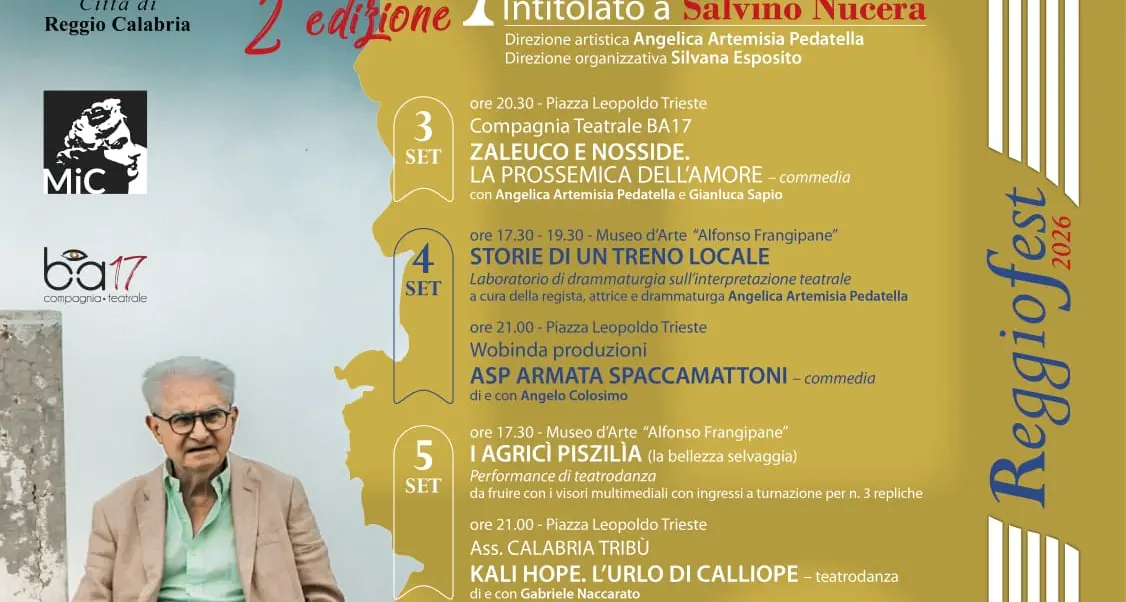 AGAPE - Le sfumature dell’Amore: torna a Reggio Calabria il festival dedicato alla grecità di Calabria\n